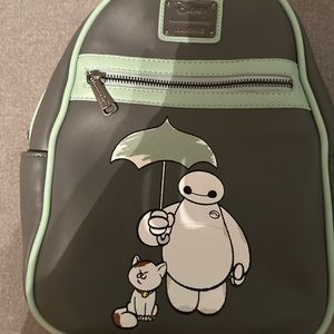Loungefly baymax and mochi backpack and color changing crossbody